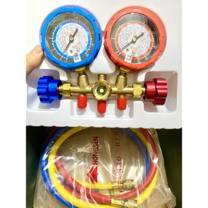 Đồng hồ đôi đo nạp gas Hongsen R22, R410 (có kèm dây)