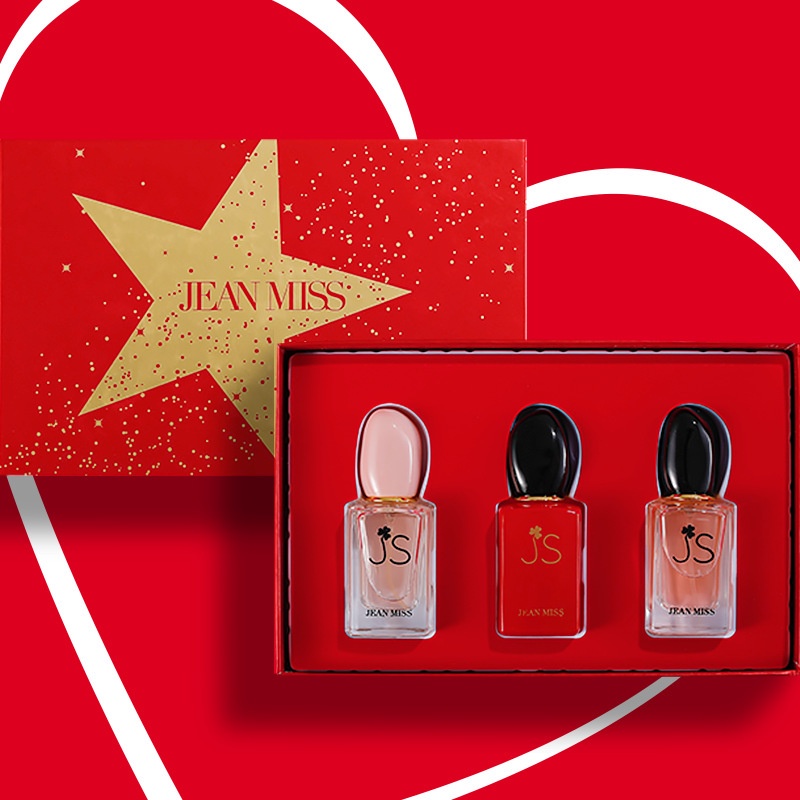 Bộ quà tặng nước Hoa Nữ, Nước Hoa Jean Miss Lifetime Love 3x30ml Thanh lịch, Quyến rũ và Ngọt ngào - Chính hãng