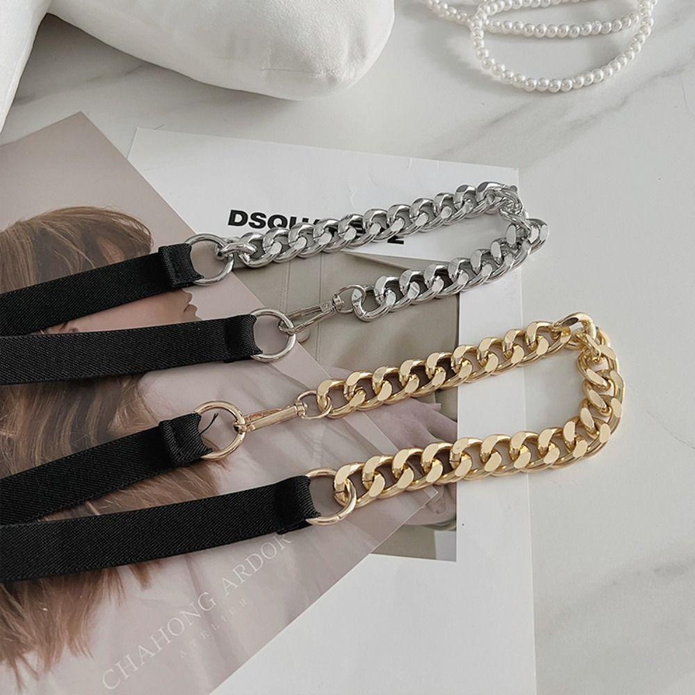 TRACEILLOIAN Dây thắt lưng kim loại Slim Fit dành cho nữ Thắt lưng thường ngày