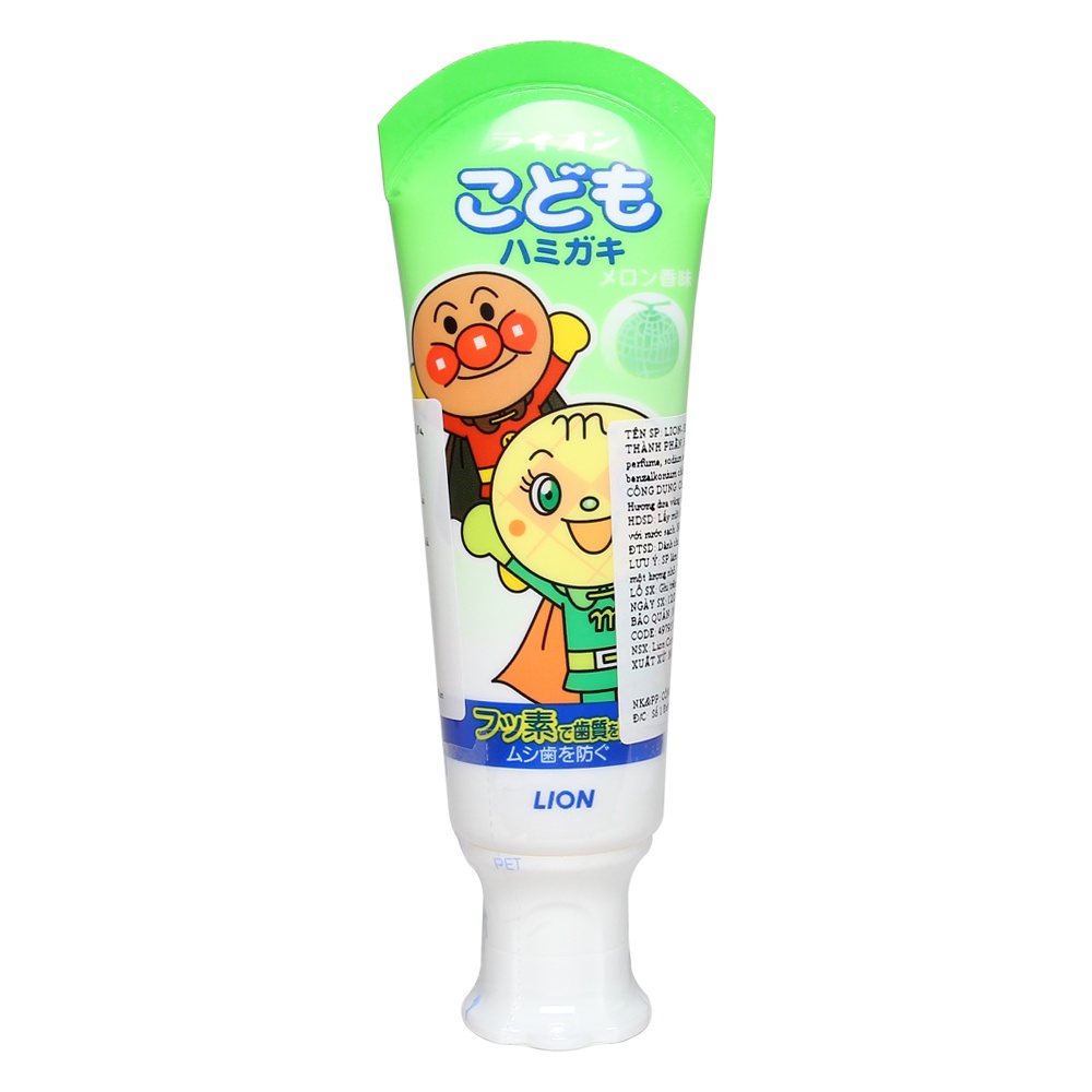 Kem đánh răng trẻ em LION 40g vị dâu