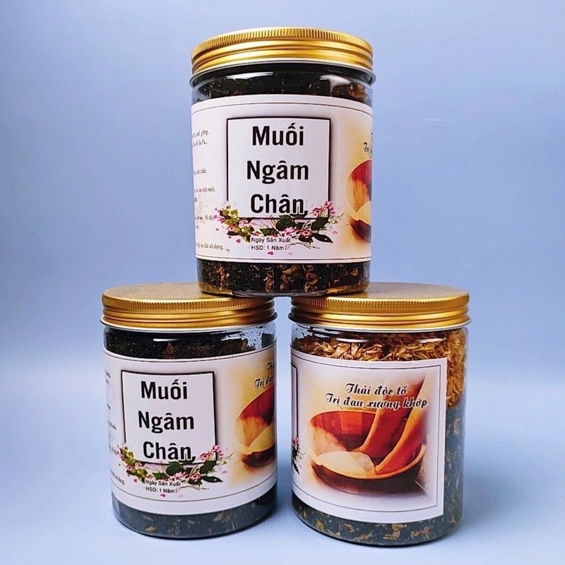 Muối Ngâm Chân Thảo Dược hũ 500G