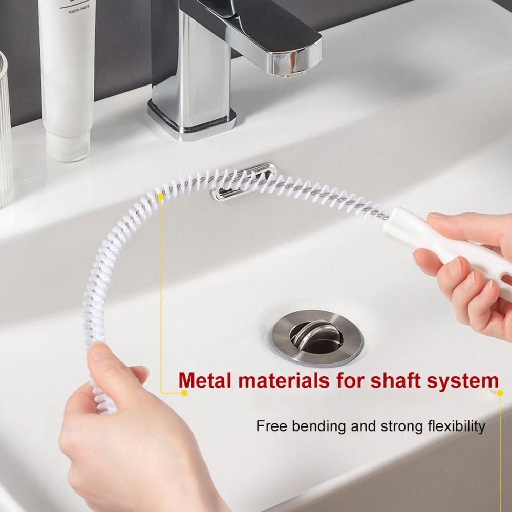 DAYBREAK Làm sạch đường ống Freely Bendable Linh hoạt Cleaner Làm tắc nghẽn Cắm bồn rửa Bàn chải làm sạch