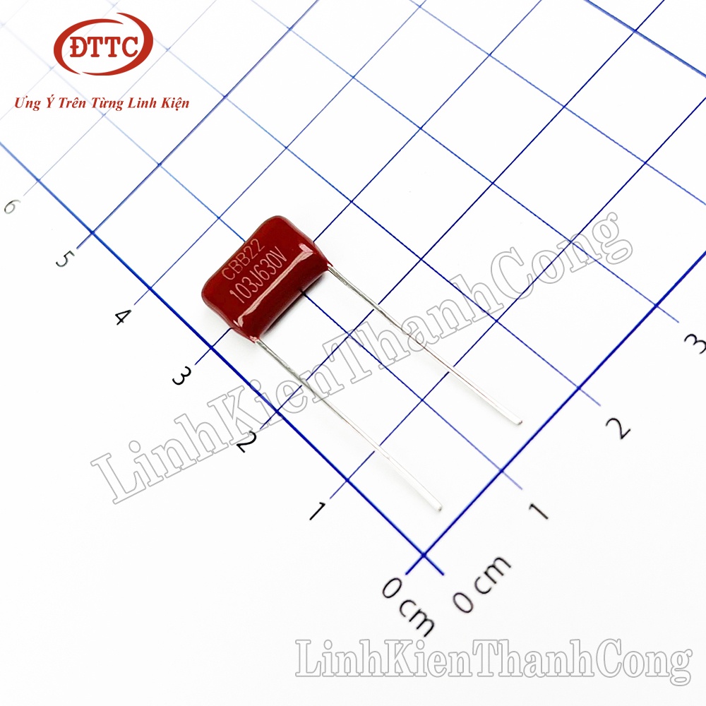 100pcs CBB 0.01uF 103J 630V 10nF Metallzed Flm Capactor P=10MM | eBay