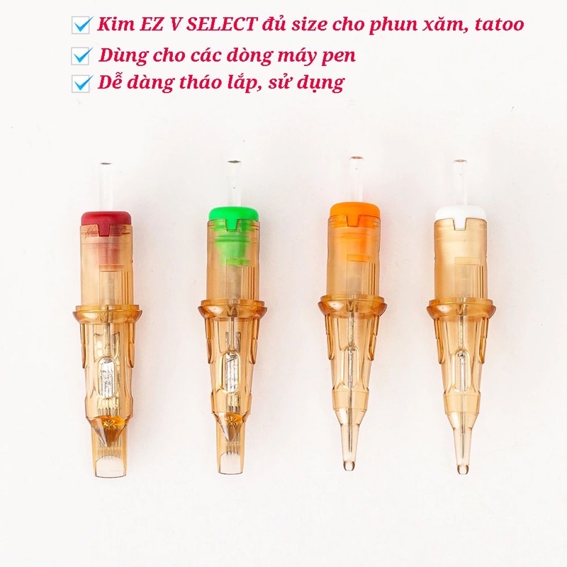 Kim EZ VS V Select Kim Đạn Máy Pen Cho Phun Xăm Thẩm Mỹ