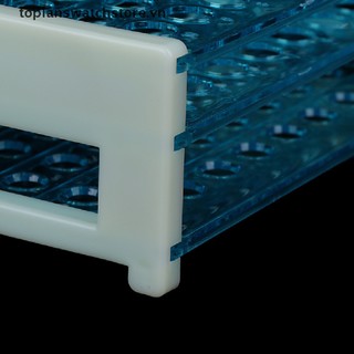 Bộ 10 ống nghiệm nhựa 40 / 50 lỗ có giá đỡ ống