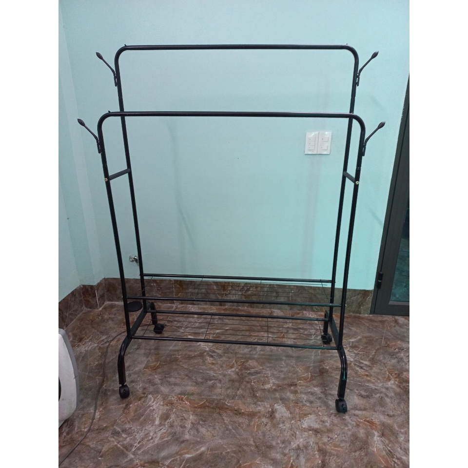 Kệ Treo Quần Áo 4 Tầng 3 Ngăn Cao Cấp