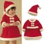 Trang phục Giáng sinh trẻ em chất lượng cao Ông già Noel bé trai và bé gái Trang phục lễ hội