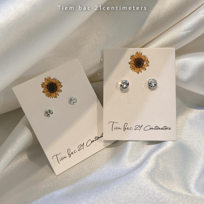 Ảnh Khuyên tai bạc Diamond, Khuyên tai Tiệm bạc 21 Centimeters 4