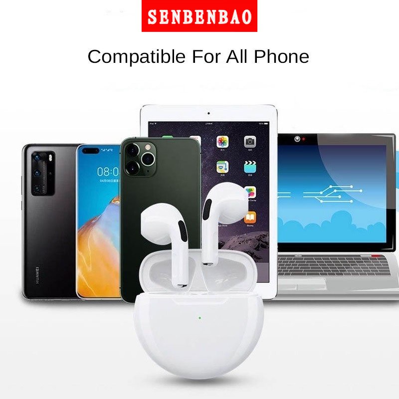 Tai nghe không dây Pro6 Chống Nước Có Mic Điều Khiển Cảm Ứng Phong Cách Thể Thao