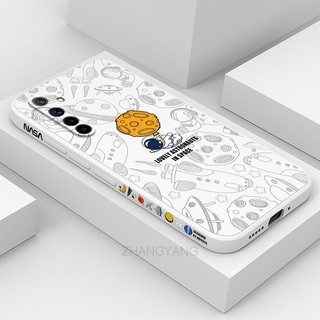 ốp lưng Realme 6 Realme 6 pro Ốp Điện Thoại Silicone TPU Mềm Họa Tiết Phi Hành Gia Có Dây Đeo Cho Realme 6 Realme 6 pro