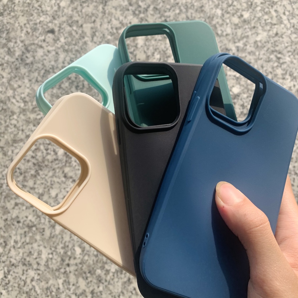 Ốp lưng vỏ độ XR lên 13Pro / 14Pro silicon màu bảo vệ camera
