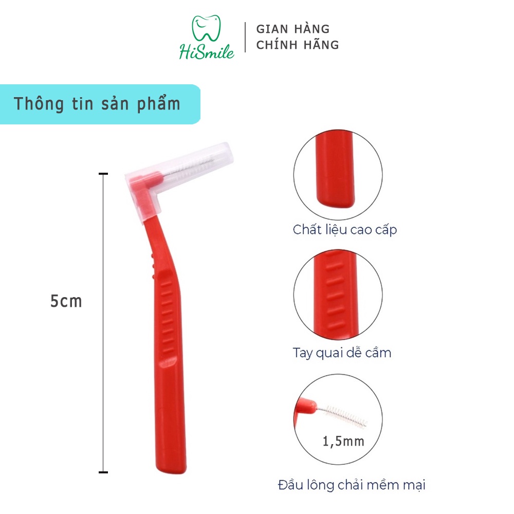 Ảnh Bàn chải kẽ răng Asahi dạng chữ L hàng chính hãng Okamura 3