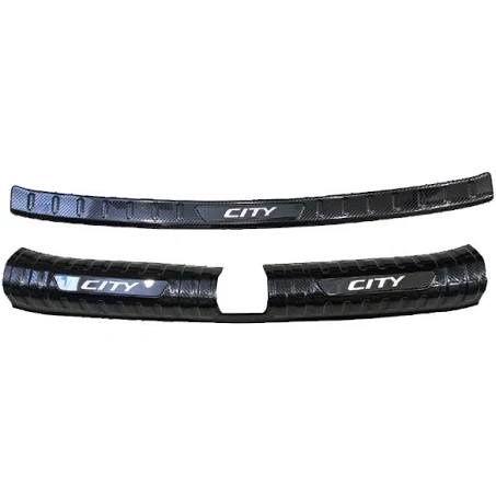 Ốp trầy cốp trong ngoài Honda City 2020 - 2023, Chất liệu hợp kim carbon cao cấp