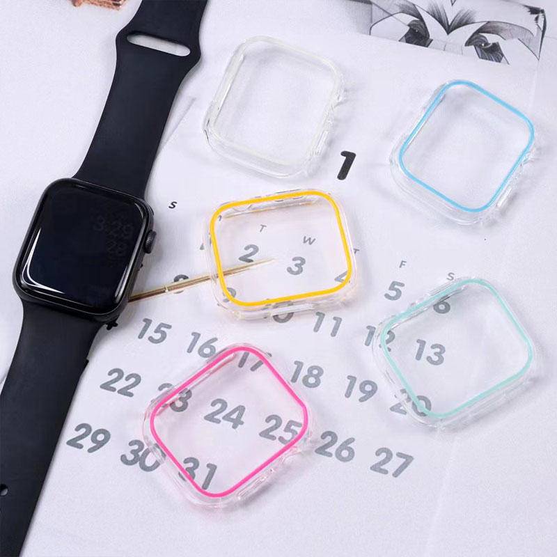 Ốp Lưng Dạ Quang Cho Apple Watch Ultra Series 8 7 6 5 4 3 2 1 SE2 Khung Bảo Vệ Ốp Lưng PC Cứng Cho iWatch 49mm 45mm 41mm 44mm 42mm 40mm 38mm Accessorie
