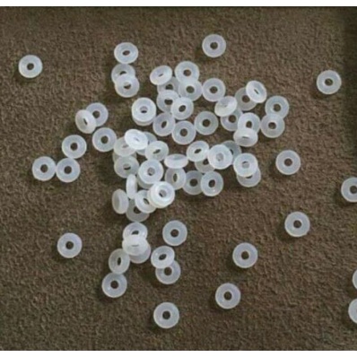 Ảnh Nút chặn cao su cho vòng tay Charms Spacer 5 chiếc 1