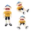60cm Jeffy Con Rối Búp Bê Jeffy Tay Con Rối Sml Jeffy Con Rối Gia Đình Thật Jeffy Zombie Cậu Bé Tay Con Rối Đồ Chơi Mềm Sang Trọng Feebee Con Rối