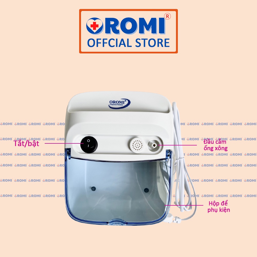 Máy xông khí dung OROMI TL-100-BG - Bộ khí dung dành cho trẻ em và gia đình