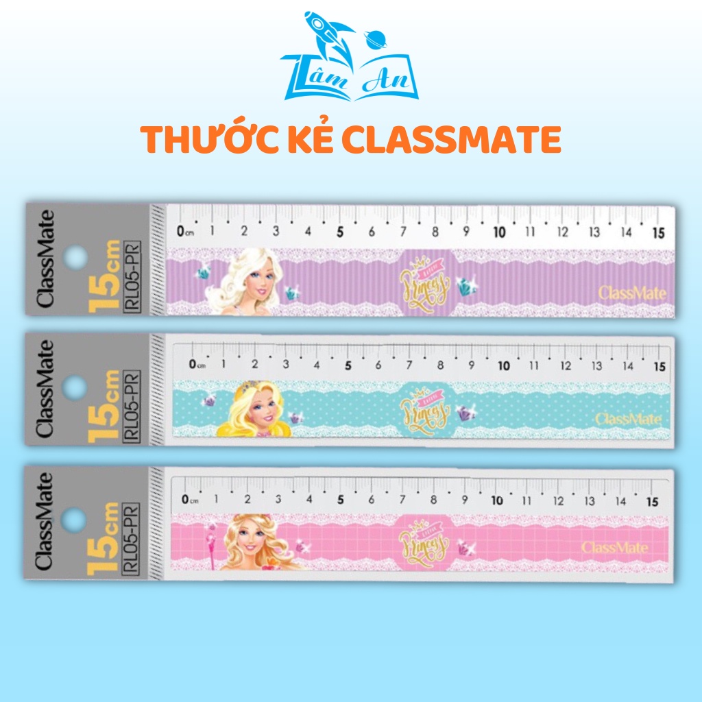 Ảnh Thước kẻ CLASSMATE dễ thương cho bé in chìm họa tiết hoạt hình, không mờ số - Nhà sách Tâm An 1