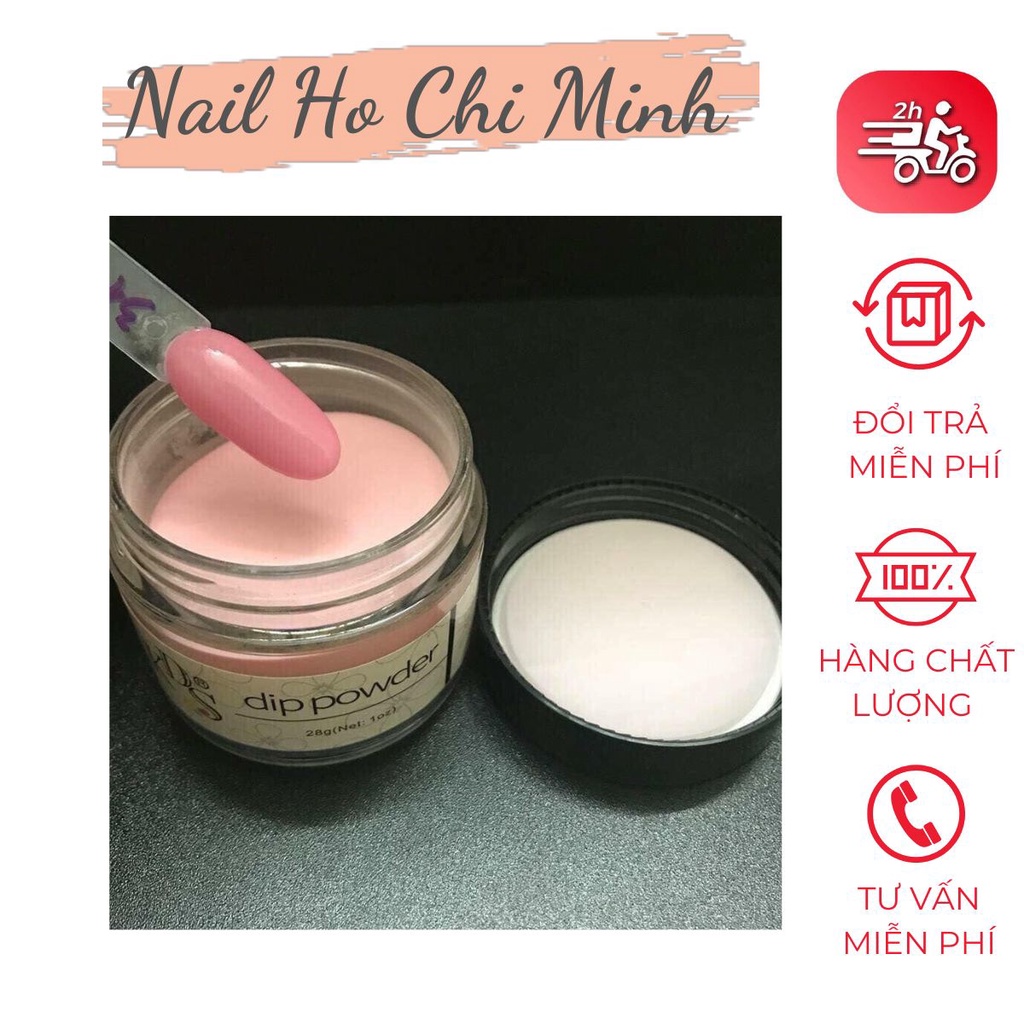 [Hũ lớn 50g] Bột nhúng KDS chính hãng có 3 màu: trắng trong, trắng, hồng có lẻ từng hũ