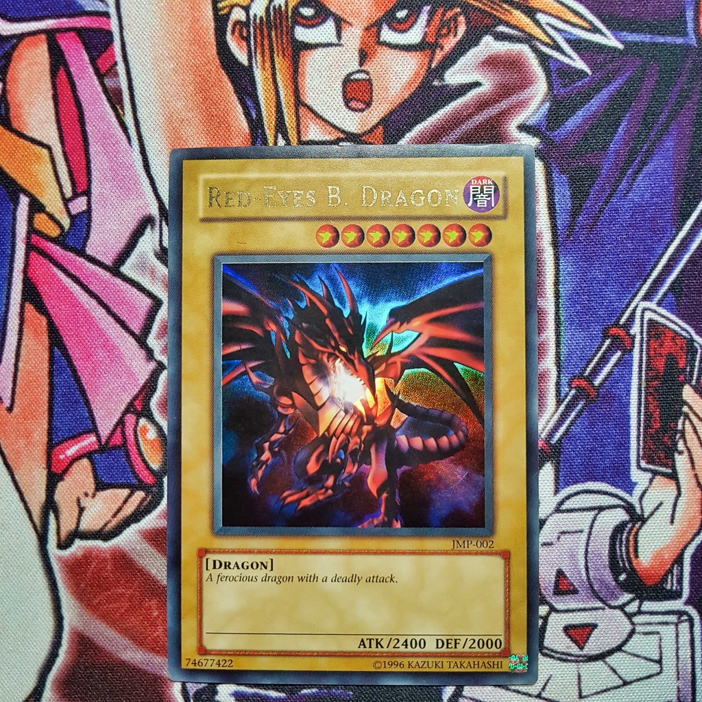 Thẻ bài Yugioh chính hãng RedEyes B. Dragon JMP Ultra Rare (bản cũ