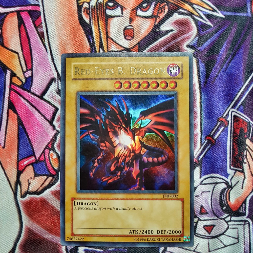 Thẻ Bài Yugioh Chính Hãng | Red-Eyes B. Dragon | JMP Ultra Rare (bản Cũ ...