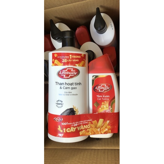 Sữa Tắm Lifebuoy 800gr tặng khăn hoặc sữa tắm tùy theo đợt công ty khuyến mãi