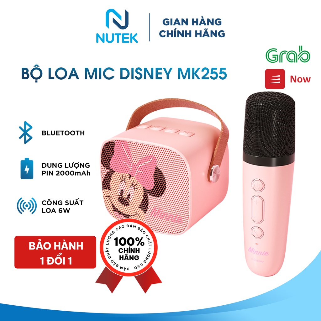 [LỖI 1 ĐỔI 1] Bộ loa mic mini NUTEK.COM MK255 hát karaoke Disney, dung ...