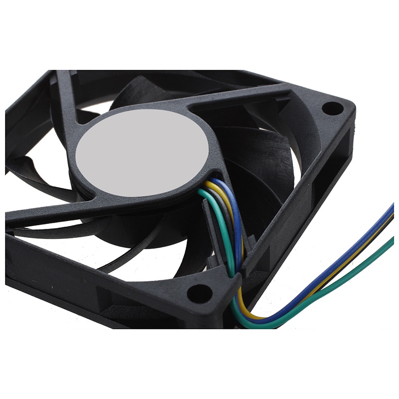 70x70x15mm 12V 4 chân PWM PC Vỏ máy tính CPU Quạt làm mát màu đen