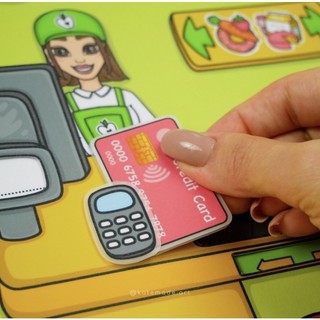 Đồ chơi Siêu thị búp bê giấy - Grocery shop