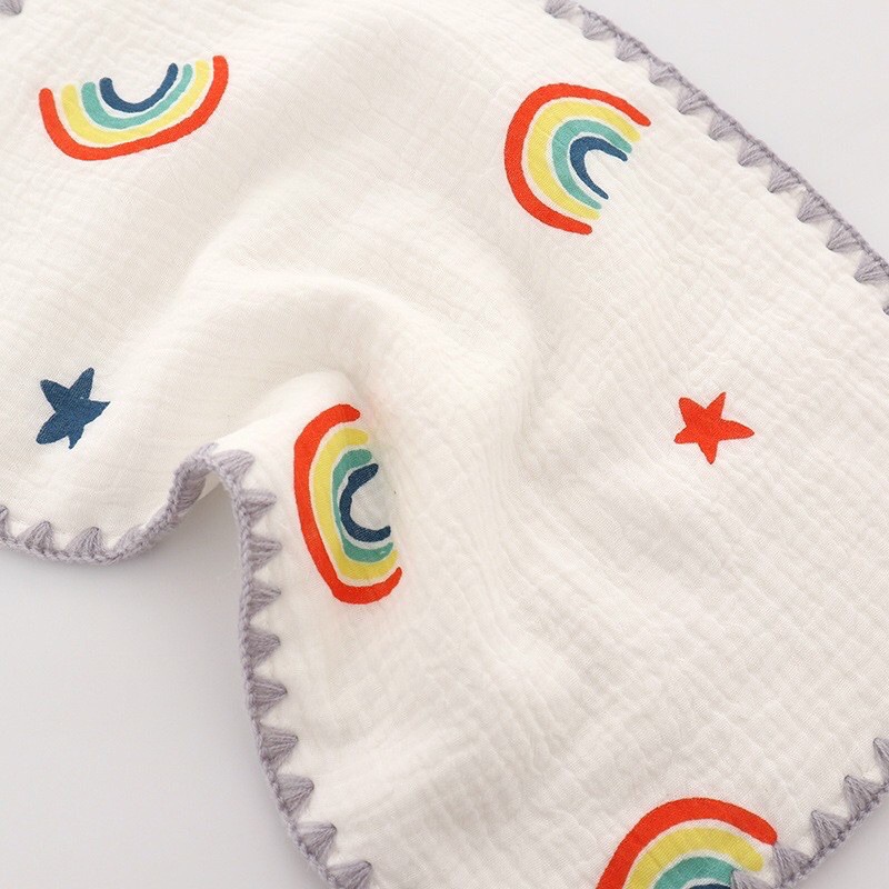 Gối xô sơ sinh 100% cotton 10 lớp mềm mại, thoáng khí cho bé mesocsshop