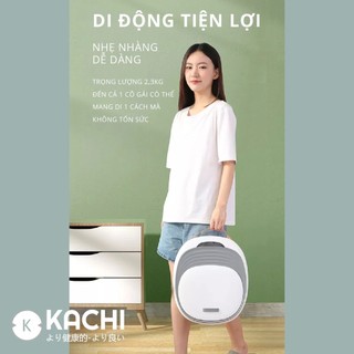 Bồn ngâm chân massage nhiệt hồng ngoại xếp gọn Kachi MK344