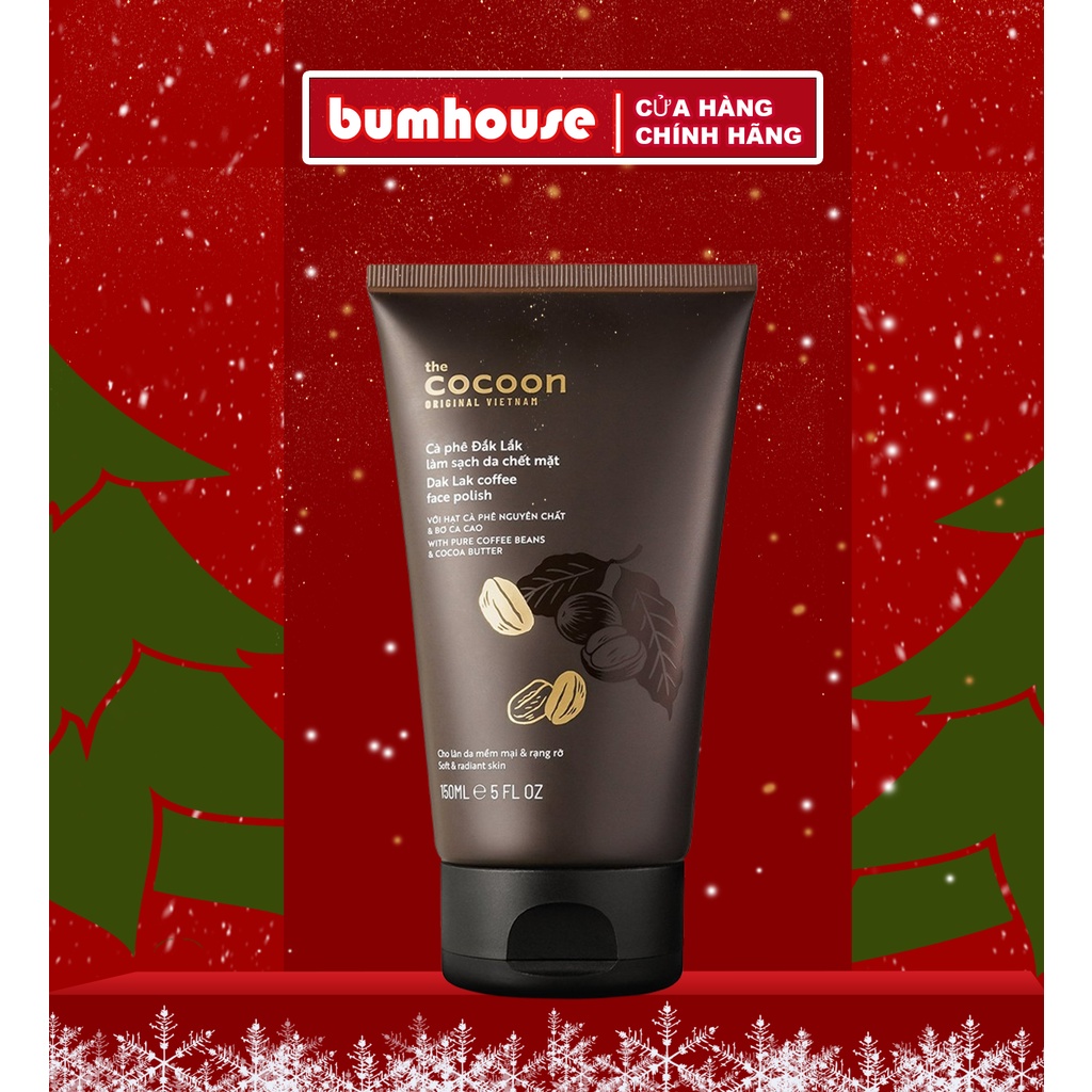 Ảnh Cà phê Đắk Lắk làm sạch da chết mặt cocoon 150ml 2
