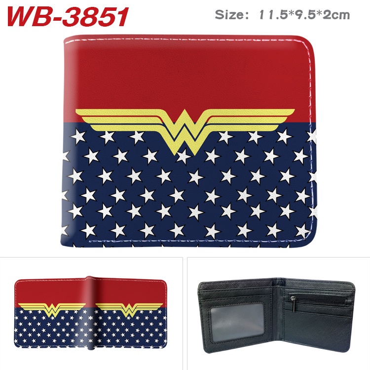 Gc2 Marvel series Người Nhện Batman Siêu Nhân Người Sắt Ví Ngắn In Hình Hoạt Hình Túi Đựng Thẻ Dành Cho Nam Nữ CG2