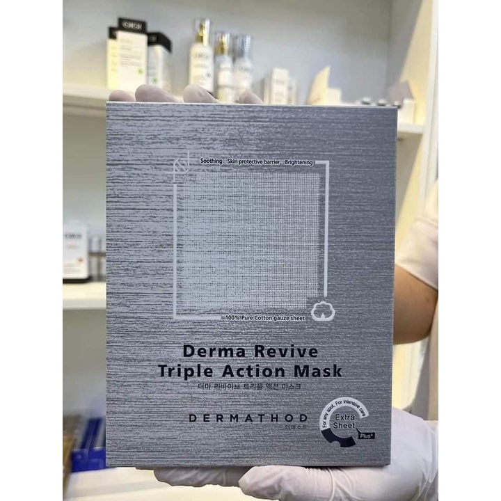 Mặt nạ Derma Revive Triple Action Mask (Hộp 8 miếng) | Shopee Việt Nam