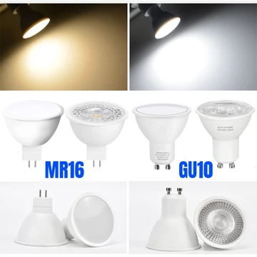 Bóng đèn LED GU10 Bóng đèn MR16 220V 3W 5W 7W Bóng đèn LED chiếu sáng bóng đèn LED