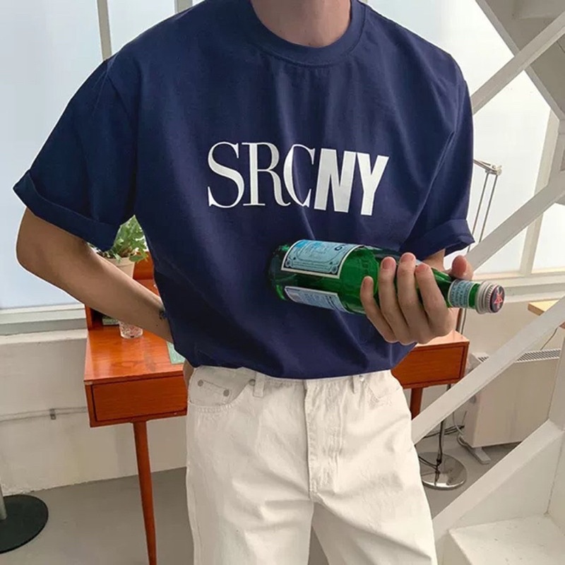 Áo thun Stee Cổ tròn SRCNY Localbrand ICVCVNI  Unisex