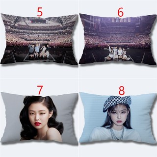 Blackpink Vỏ Gối Hình Chữ Nhật Lisa Jennie Rose Jisoo Polyester Vỏ Gối Phòng Ngủ Sofa Trang Trí Nhà Gối (Không Có Lõi Gối)