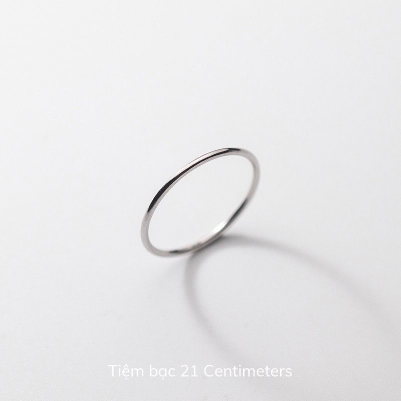 Ảnh Nhẫn bạc Simple Nhẫn bạc Tiệm bạc 21Centimeters 2