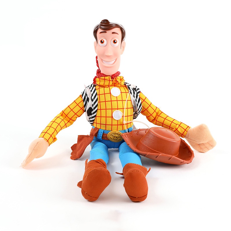 Búp Bê Gỗ Sherif Woody Và Buzz 3D Ngộ Nghĩnh Treo Trang Trí Xe Hơi 2019