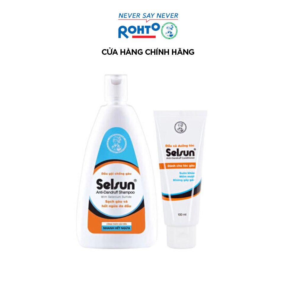 Ảnh Bộ dầu gội Selsun & dầu xả Selsun: 1 Dầu gội Selsun Anti-Dandruff 250ml + 1 Dầu xả Selsun Anti-Dandruff 100ml 1
