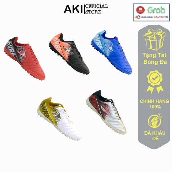 Ảnh Giày Đá Bóng Trẻ Em Mira Pro Kid Nhiều Màu Thể Thao Chính Hãng, Giày Đá Banh Cỏ Nhân Tạo Giá Rẻ Mềm Đẹp - Pk001 1