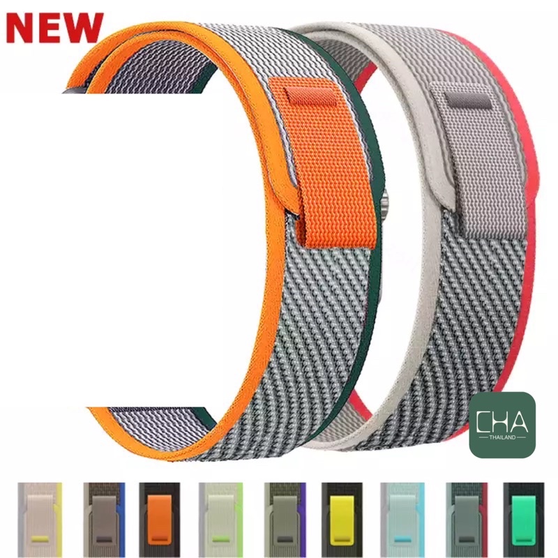 Dây đeo đồng hồ thông minh mùa xuân Nylon cho 11 10 9 8 ultra Se 7 6 5 4 3 2 1 Size 38 / 41 / 44 / 45 / 46mm sáu