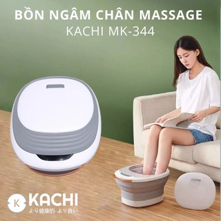 Bồn ngâm chân massage nhiệt hồng ngoại xếp gọn Kachi MK344