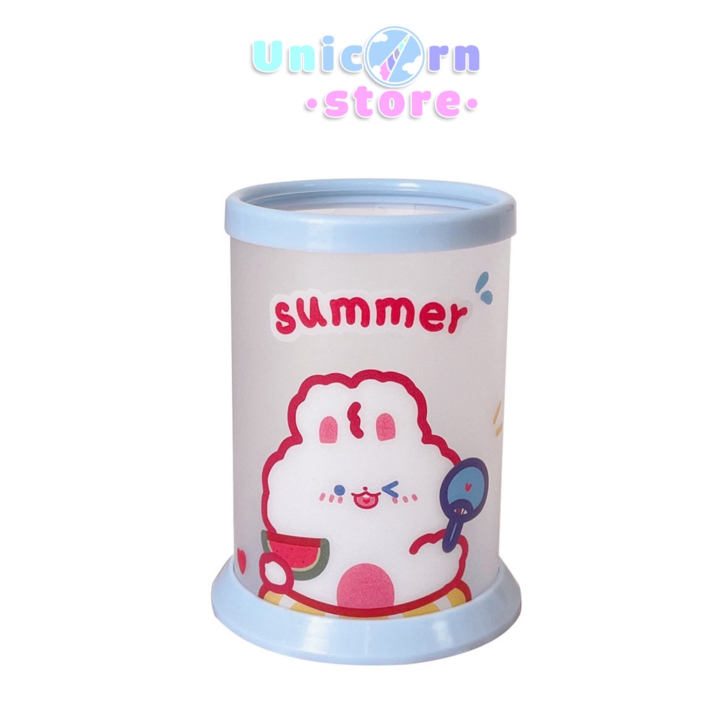Hộp Đựng Bút Hình Trụ Cute Tự Lắp Chắc Chắn WJ395