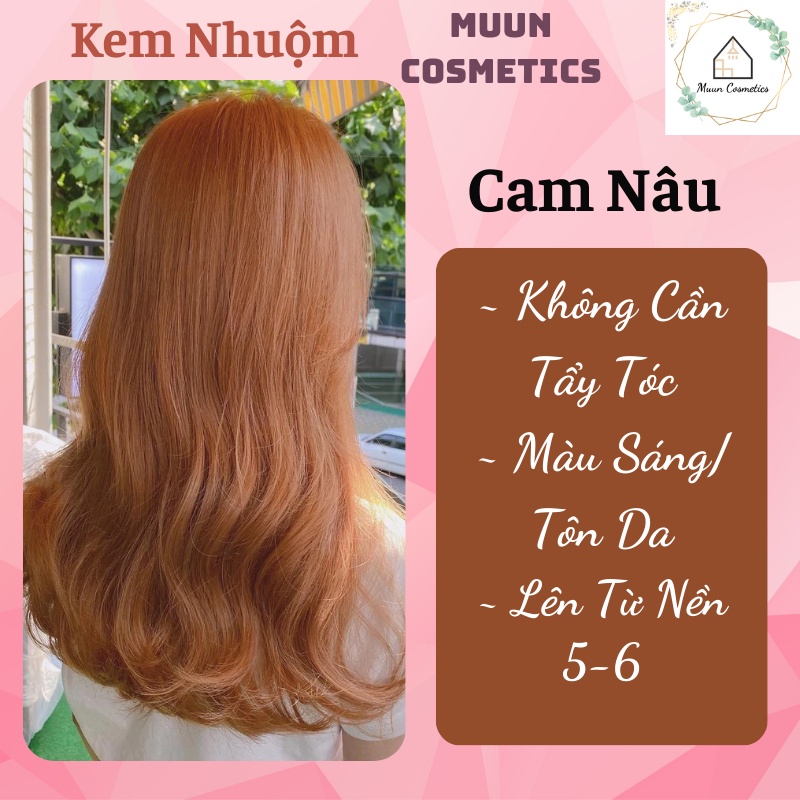 Nhuộm tóc màu cam sữa mang lại vẻ đẹp dịu dàng và giản đơn cho bạn. Kiểu tóc này sẽ giúp bạn thoát khỏi sự nhàm chán và trở nên cuốn hút hơn trong mắt người đối diện.