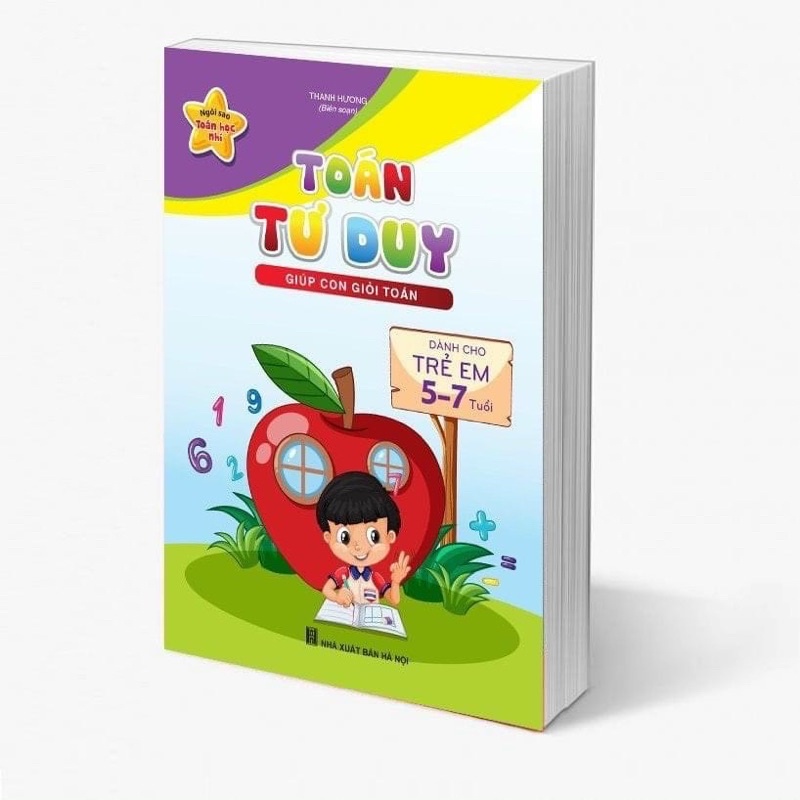 Ảnh Sách - Toán Tư Duy Cho Trẻ Theo Các Lứa Tuổi 3-4 Tuổi 4-6 Tuổi 5-7 Tuổi chọn lẻ cuốn 2