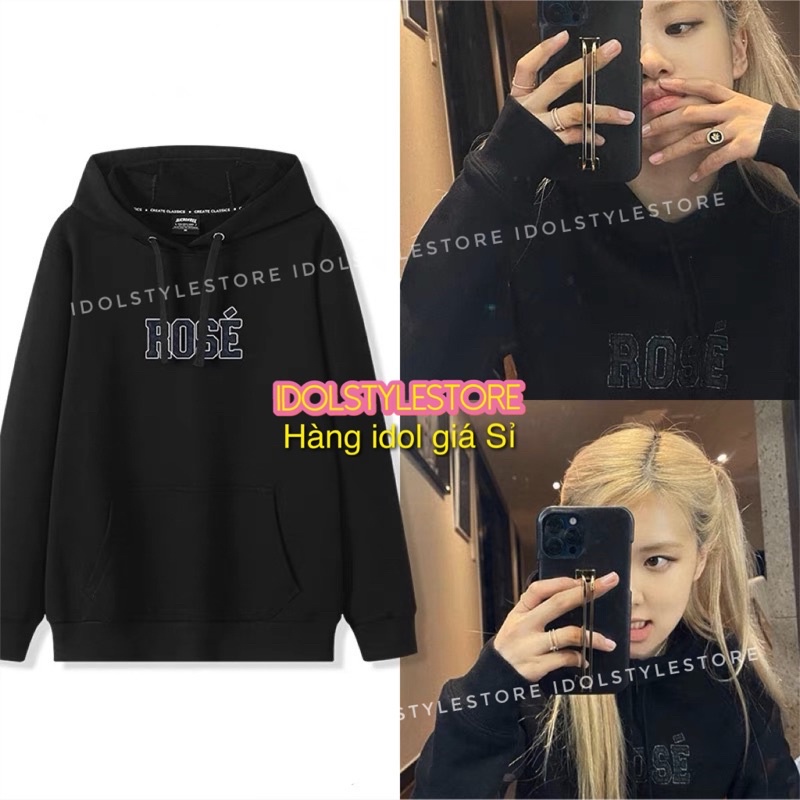 Rose blackpink hoodie sale