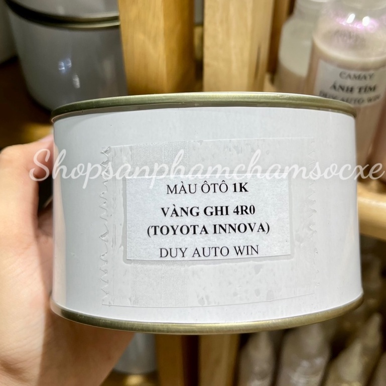 Màu vàng ghi 4R0 toyota Innova - Sơn ô tô 1k đóng lon 1kg và 0.5kg ...