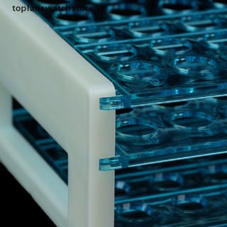 Bộ 10 ống nghiệm nhựa 40 / 50 lỗ có giá đỡ ống