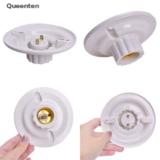 Queenten E27 Giá đỡ bóng đèn LED Ổ cắm tròn E27 Đế đèn Ổ cắm vít QT
